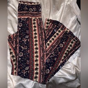 Flare stretchy pants